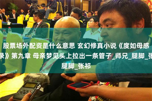 股票场外配资是什么意思 玄幻修真小说《度如母感应录》第九章 母亲梦见头上拉出一条管子_师兄_腿脚_张祁