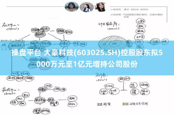 操盘平台 大豪科技(603025.SH)控股股东拟5000万元至1亿元增持公司股份